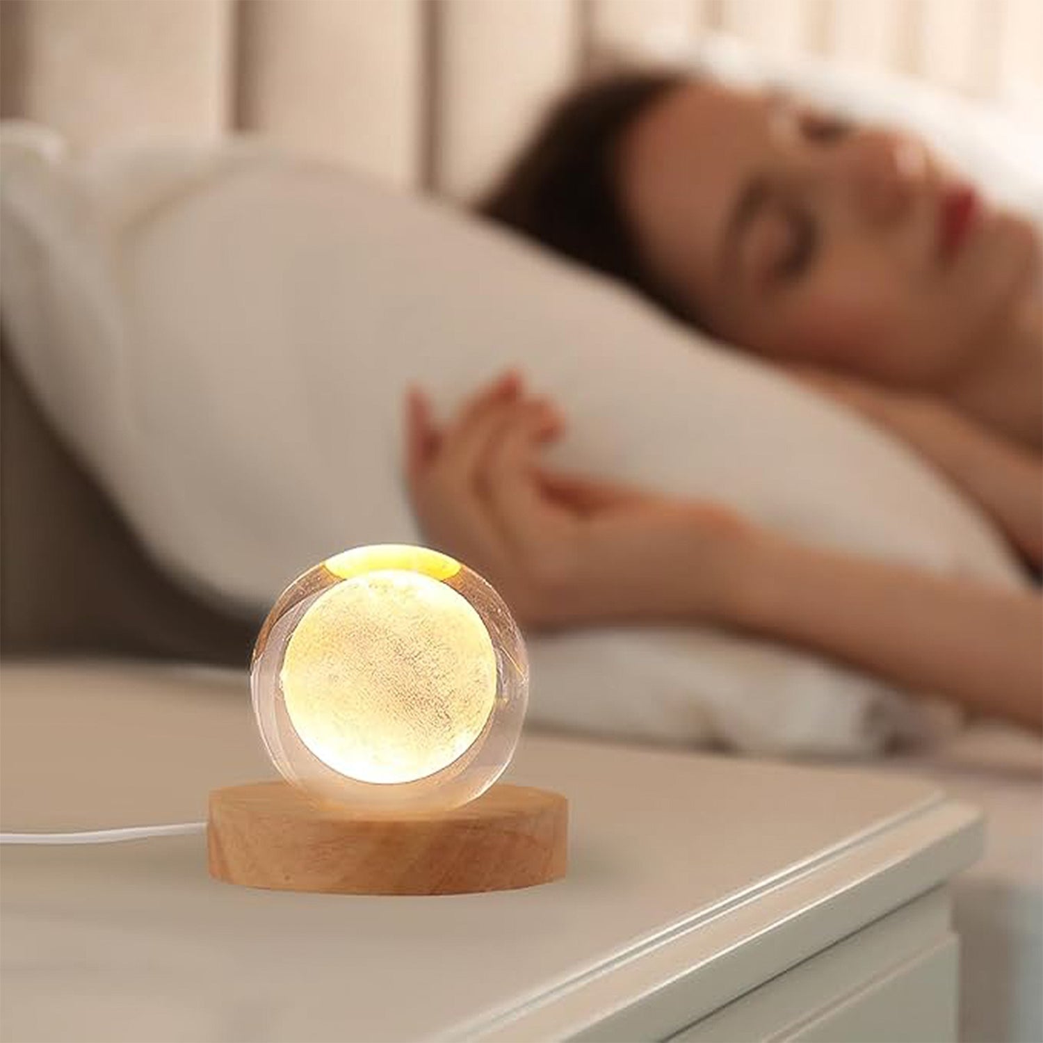 3D Crystal Ball lamps With Base (1 Pc / Mix Design) 3D Crystal Ball lamps With Base (1 Pc / Mix Design)